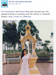 Kim Kardashian and Kanye West Marry in Thailand